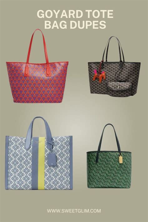 fake goyard tasche|Goyard tote bag dupe alternative.